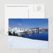 Crater Lake, Oregon Postkarte (Vorne/Hinten)