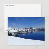 Crater Lake, Oregon Postkarte (Vorne/Hinten)