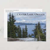 Crater Lake, Oregon Postkarte (Vorne/Hinten)