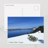 Crater Lake, Oregon Postkarte (Vorne/Hinten)