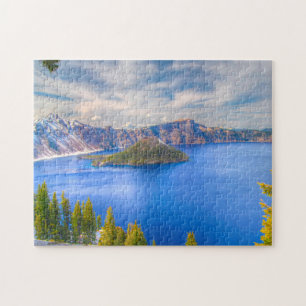 Crater Lake Oregon. Puzzle