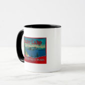 Crater Lake Pear Crate LabelMedford, OR Tasse (Vorderseite Links)