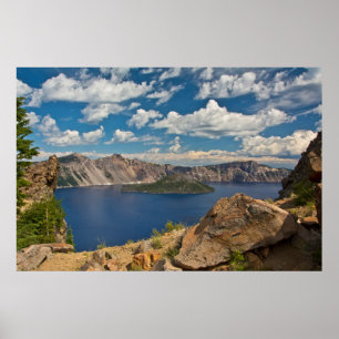 Crater Lake und Wizard Island, Crater Lake Poster