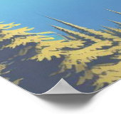 Crater Lake Vintage Poster (Ecke)