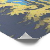 Crater Lake Vintage Poster (Ecke)
