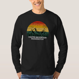 Crater Mountain Washington Retro Vintag T-Shirt