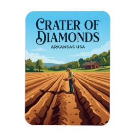 Crater of Diamonds State Park USA Magnet