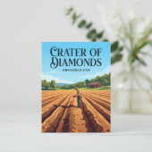 Crater of Diamonds State Park USA Postkarte (Stehend Vorderseite)