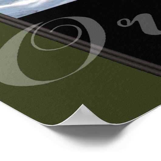 CRATER PINES POSTER (Ecke)