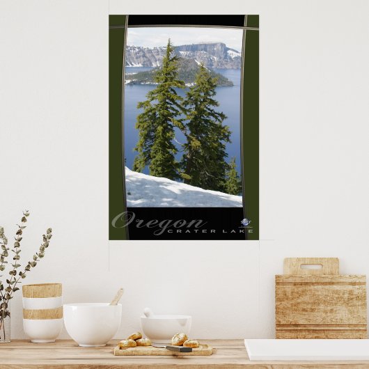 CRATER PINES POSTER (Küche)