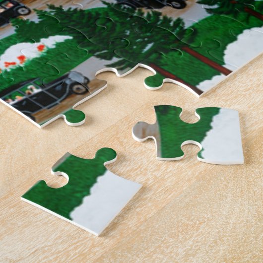 Crater See-Häuschen-Puzzlespiel Puzzle (Seite)