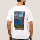 Crater See - informierendes Plakat T-Shirt (Rückseite)