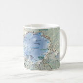Crater See-Karten-Tasse Kaffeetasse (VorderseiteRechts)