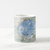 Crater See-Karten-Tasse Kaffeetasse (Mittel)