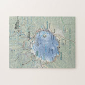 Crater See-Kartenpuzzlespiel Puzzle (Horizontal)