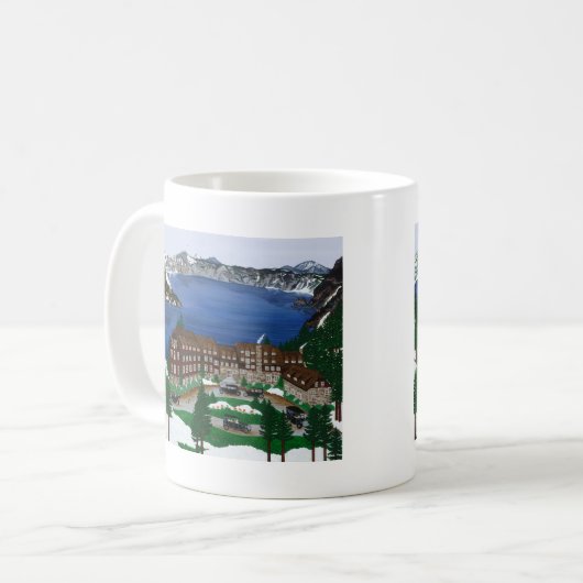 Crater See-Nationalpark Kaffeetasse (Vorderseite Links)