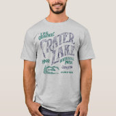 Crater See-Nationalpark-Vorlagen-T-Shirt T-Shirt (Vorderseite)