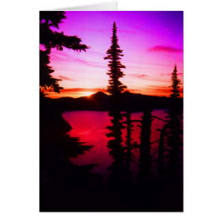 Crater See-Sonnenuntergang