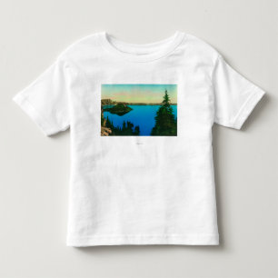 Crater See-und Zauberer-Insel-Ansicht Kleinkind T-shirt