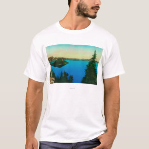 Crater See-und Zauberer-Insel-Ansicht T-Shirt