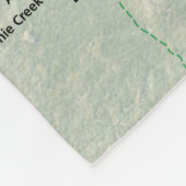 Crater Seekarten-Fleecedecke Fleecedecke (Ecke)