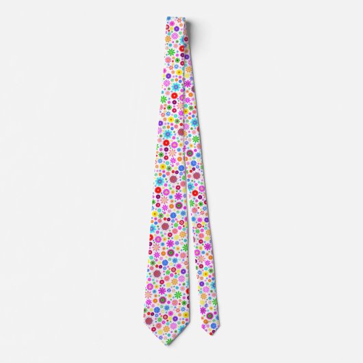 Cravate à motif fleurs MillyGlif Krawatte (Vorderseite)