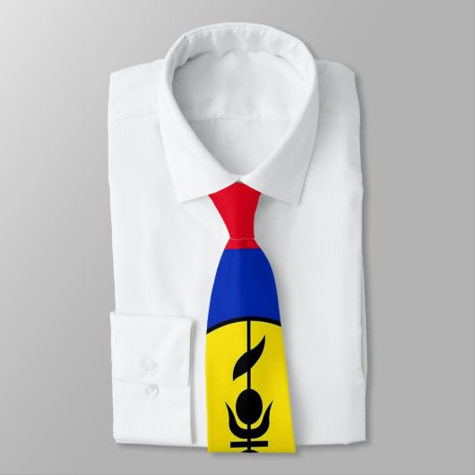 Cravate Drapeau Kanak Krawatte (Gebunden)