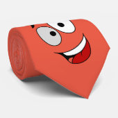 Cravate -Jasper - Un visage heureux Krawatte (Gerollt)