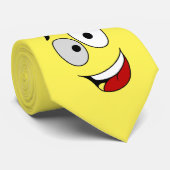 Cravate -Jasper - Un visage heureux Krawatte (Gerollt)