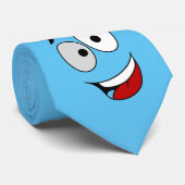 Cravate -Jasper - Un visage heureux Krawatte (Gerollt)