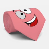 Cravate -Jasper - Un visage heureux Krawatte (Gerollt)