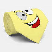 Cravate -Jasper - Un visage heureux Krawatte (Gerollt)