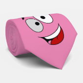 Cravate -Jasper - Un visage heureux Krawatte (Gerollt)