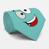 Cravate -Jasper - Un visage heureux Krawatte (Gerollt)