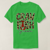 Craw Fischsaison Leopard Liebe Crawfish TShirt (Design vorne)