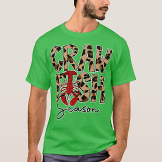 Craw Fischsaison Leopard Liebe Crawfish TShirt