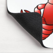 Crawdaddy Red Crayfish Mousepad (Ecke)