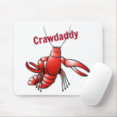 Crawdaddy Red Crayfish Mousepad (Mit Mouse)