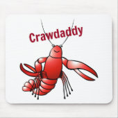 Crawdaddy Red Crayfish Mousepad (Vorne)