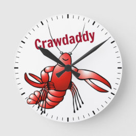 Crawdadi Runde Wanduhr