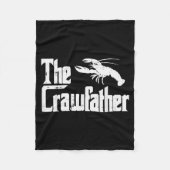 Crawfihe Crawfather Funny Crayfish Parody Dad Papa Fleecedecke (Vorderseite)