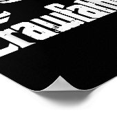 Crawfihe Crawfather Lustiger Krebs Parodie Papa Va Poster (Ecke)