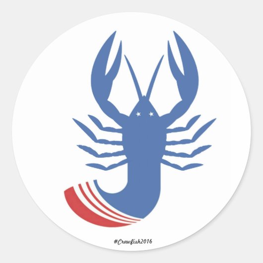 #Crawfish2016 Sticker (Vorderseite)