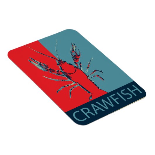 Crawfish B. Crawfish Foto Magnet (Rechte Seite)