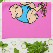 Crawfish Baby Handtuch (Gefaltet)