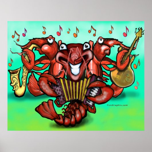 Crawfish Band Poster (Vorne)
