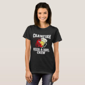 Crawfish Beer Boil Crew Crawdaddy T-Shirt (Vorne ganz)