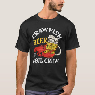 Crawfish Beere and Boil Crew Meeresfrüchte T Shirt