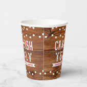 Crawfish Boil Abschluss Familie Meeresfrüchte Rust Pappbecher (Rechts)