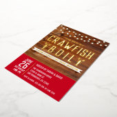 Crawfish Boil Abschluss Meeresfrüchte Party Folieneinladung (Gedreht)